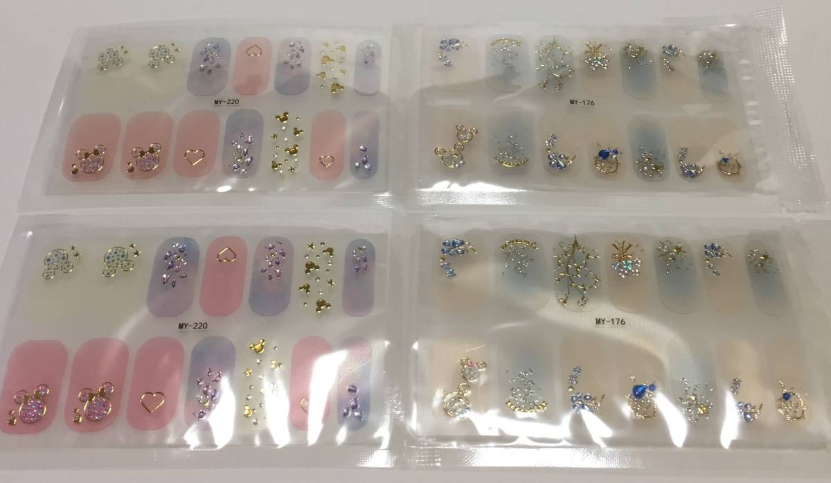 ジェルネイルシール 4枚セット ミッキー風 ディズニー ハンド用 ネイルシール 売買されたオークション情報 Yahooの商品情報をアーカイブ公開 オークファン Aucfan Com