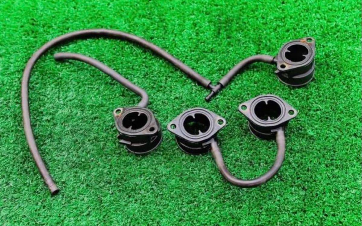 マメ KAWASAKI ZXR250 インシュレーター インマニ ☆A型 used 良品 70415MW