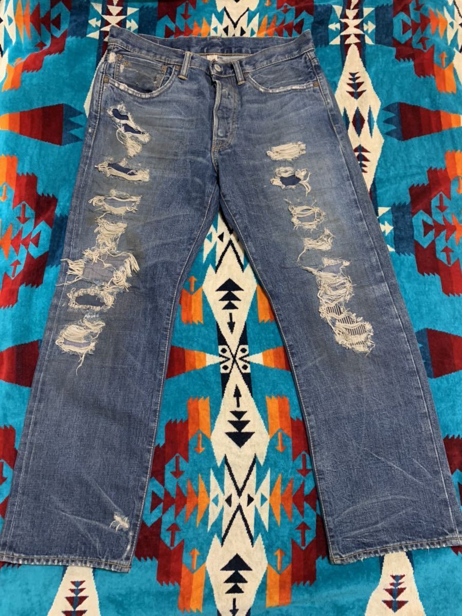 RRL 世界24本限定 F&Eコラボ Limited Edition Straight Leg Jean 