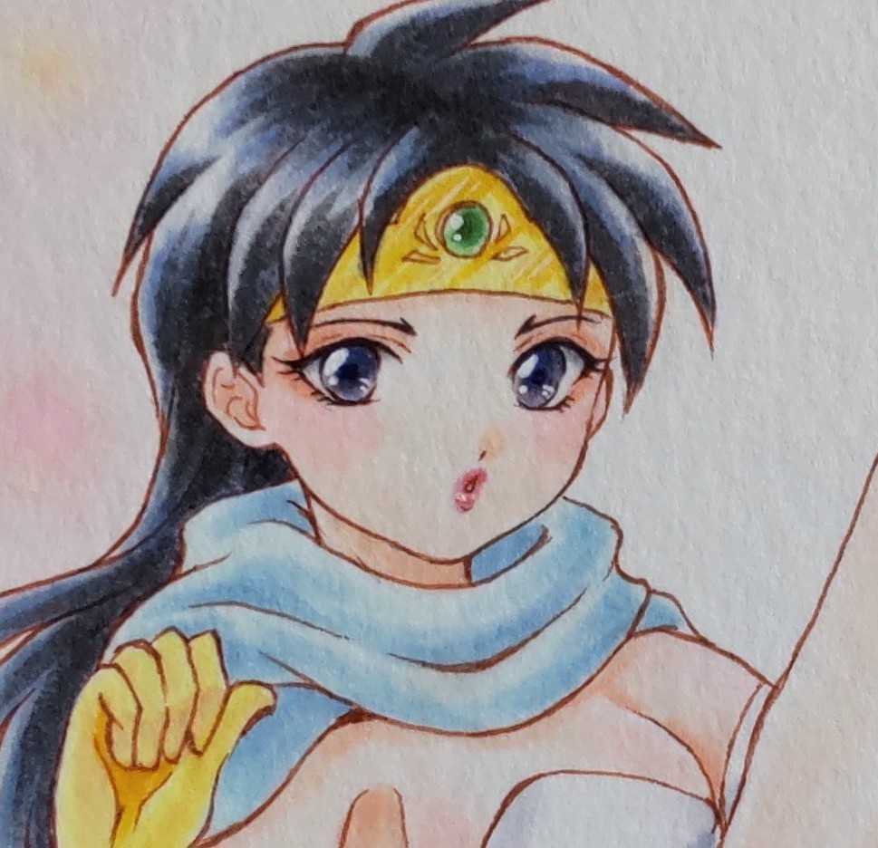 手描きイラスト ドラゴンクエスト ダイの大冒険 賢者 エイミ 手描きイラスト 売買されたオークション情報 Yahooの商品情報をアーカイブ公開 オークファン Aucfan Com