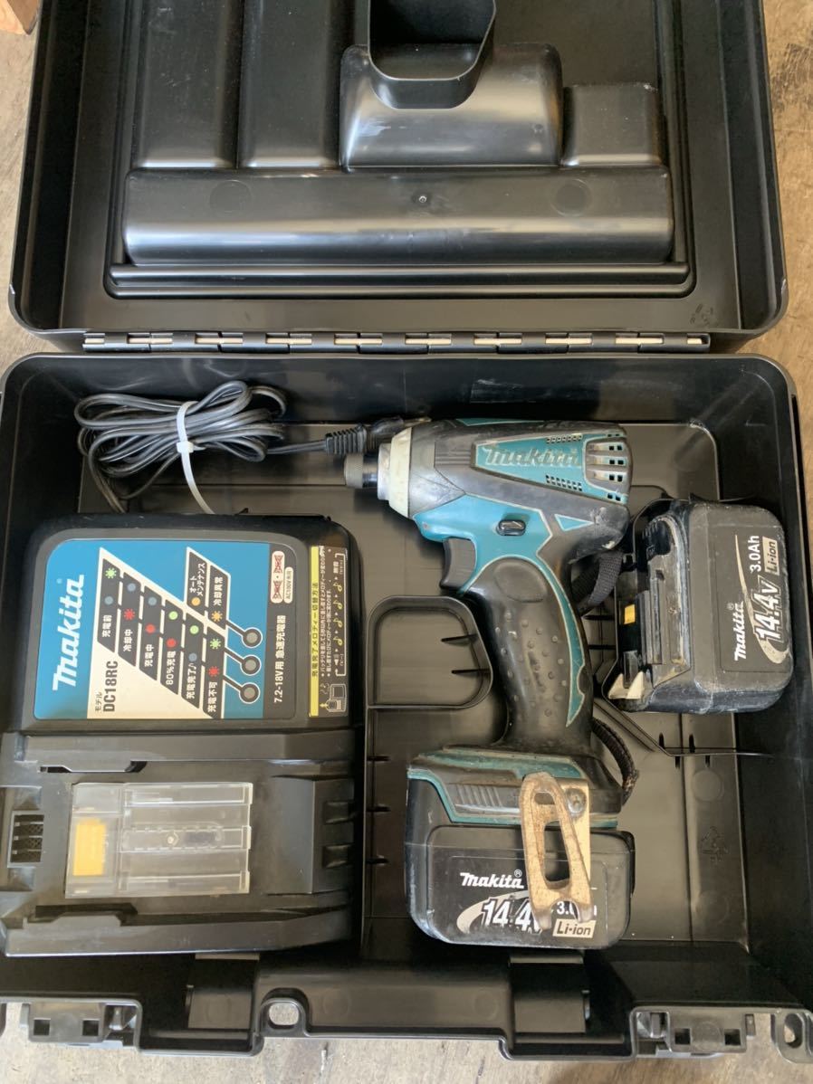 マキタ 14.4Vインパクト TD133D 中古品 バッテリー＆充電器付き