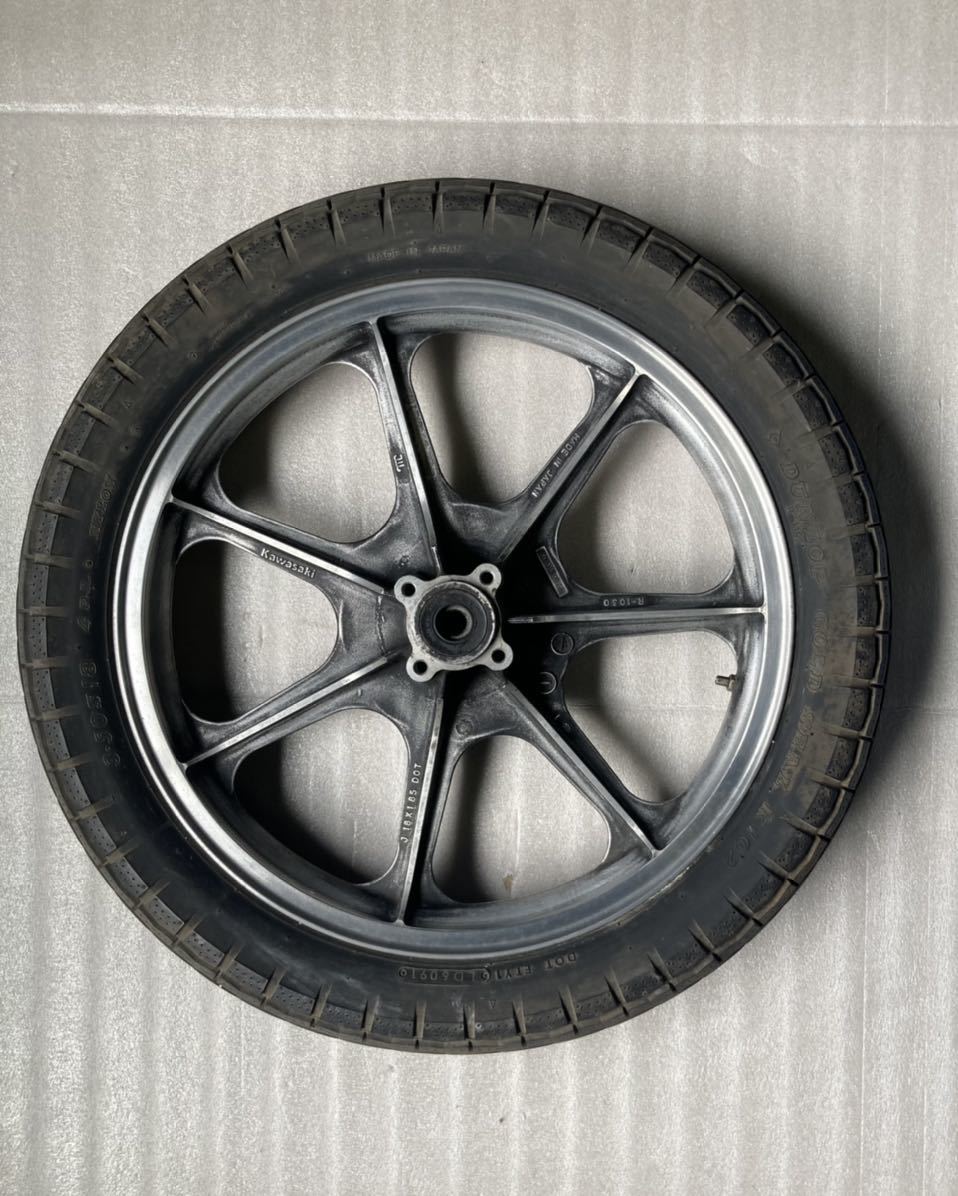 Z250FT フロントホイール リアホイール セット カワサキ 旧車 タイヤは
