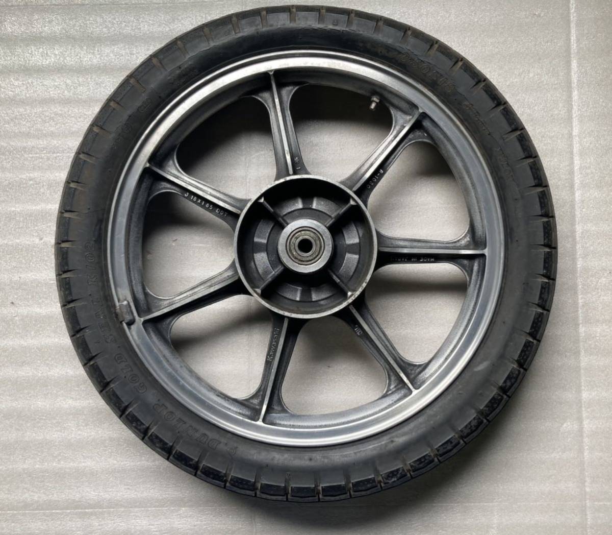 Z250FT フロントホイール リアホイール セット カワサキ 旧車 タイヤは