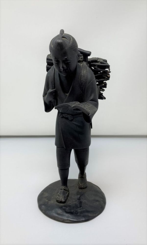 二宮金次郎　二宮金次郎像　オブジェ　置物アンティーク　骨董品 二宮金次郎 二宮金次郎像 オブジェ 置物アンティーク 骨董品 2026年