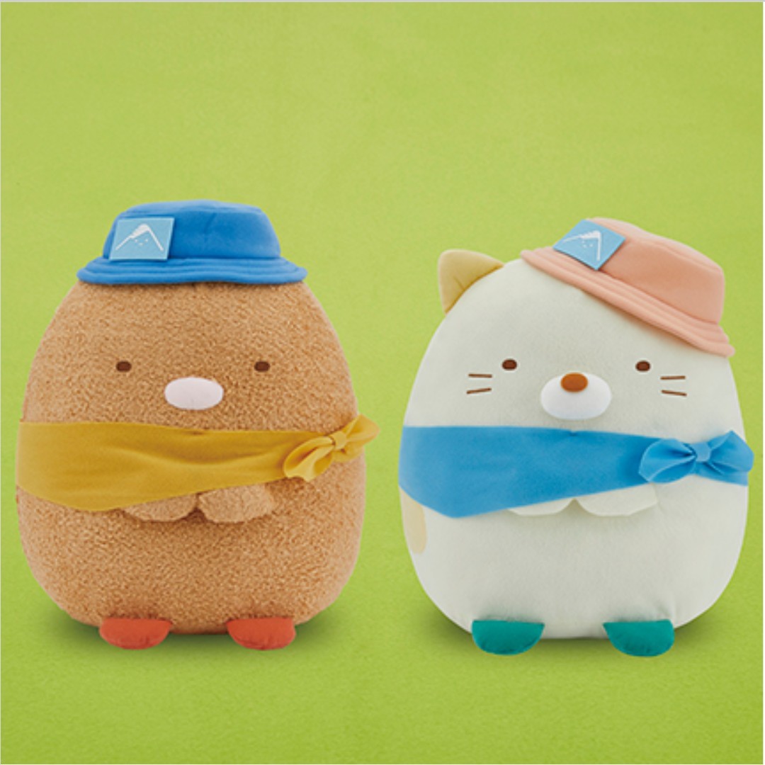すみっコぐらし すみっコキャンプぬいぐるみ XL <とんかつ・ねこ> 全2種セット