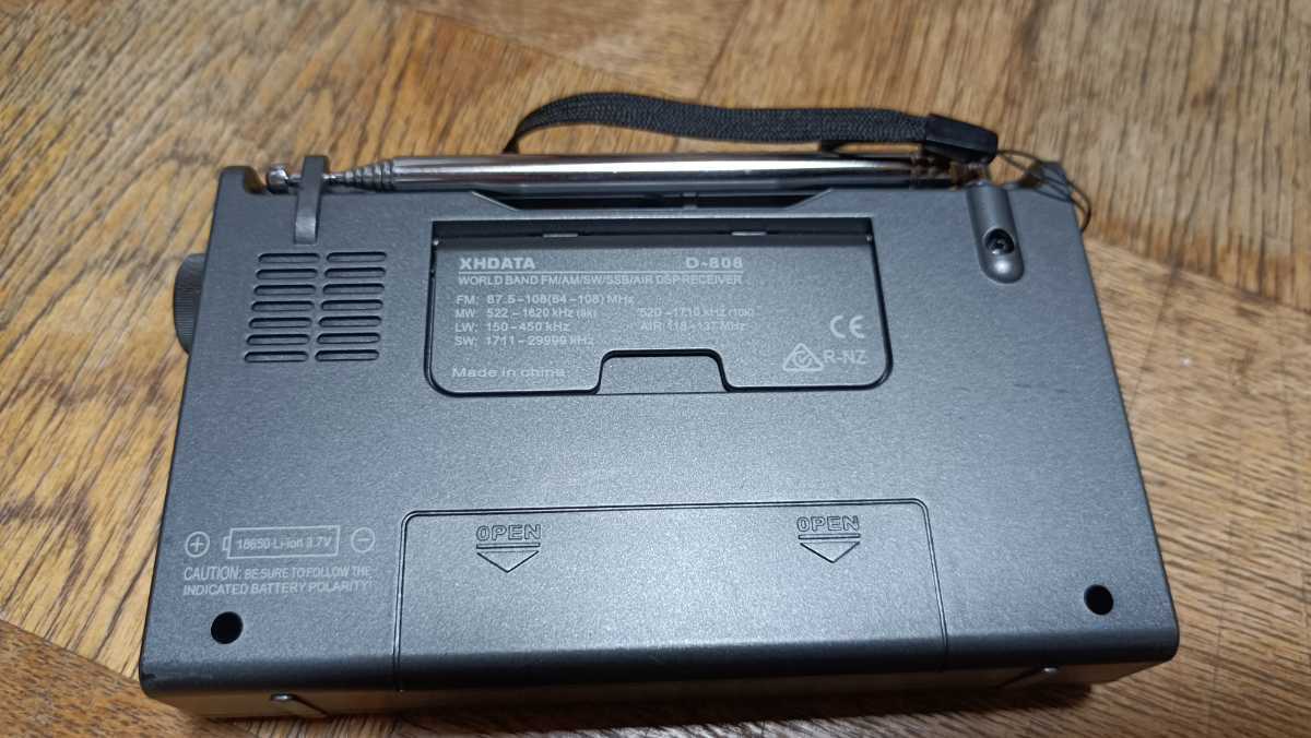 XHDATA D-808 FM AM 短波 LW AIR DSP RDS SSBラジオ 高感度 ポータブル