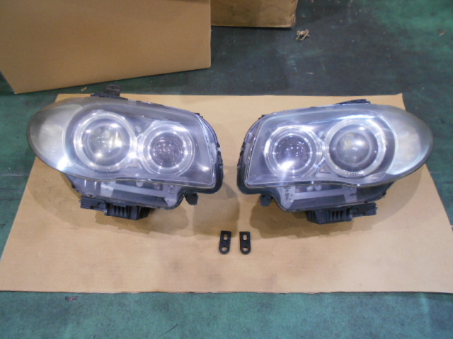 BMW116i 1シリーズ E87 UE16 HID キセノン 左ヘッドライト E87 BMW 1シリーズ ヘッドライト HID キセノン 左右セット 純正 中古