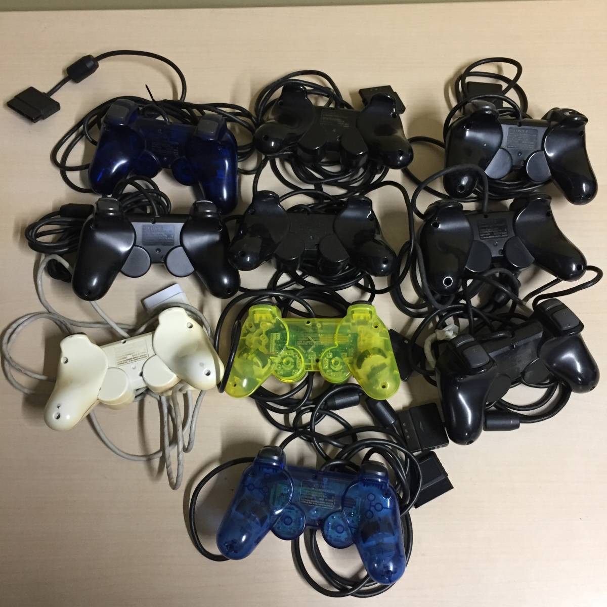 ●PS2 コントローラー 互換品 純正品 43点 まとめ売りセット [DUALSHOCK2 SONY SCPH-10010 HORI Fujiwork GAMETECH CYBER ANS-GE010]