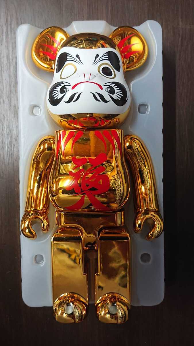 達磨 BE@RBRICK 金メッキ 福入 ベアブリック MEDICOM 400％ 400