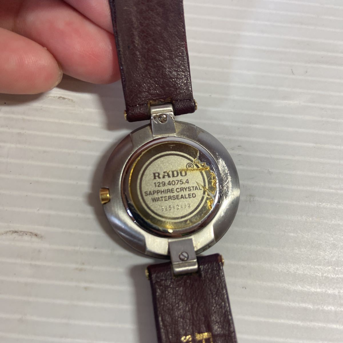 129.4075.4N ラドー クォーツ クポール - Yahoo!オークション 「rado