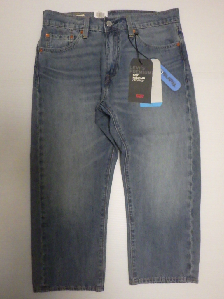 限定SALE，定番人気 Levi's 505 リーバイス レギュラーフィット クールマックス 七分丈 クロップドパンツ 28229-0036 カラー：インディゴ JAN:4550125901806(W30)｜売買されたオークション情報、yahooの商品情報をアーカ W30