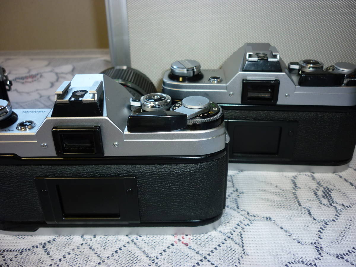 AE-1 Canon FD 50mm キャノンAE-1（フィルムカメラ）、レンズ3個 工場
