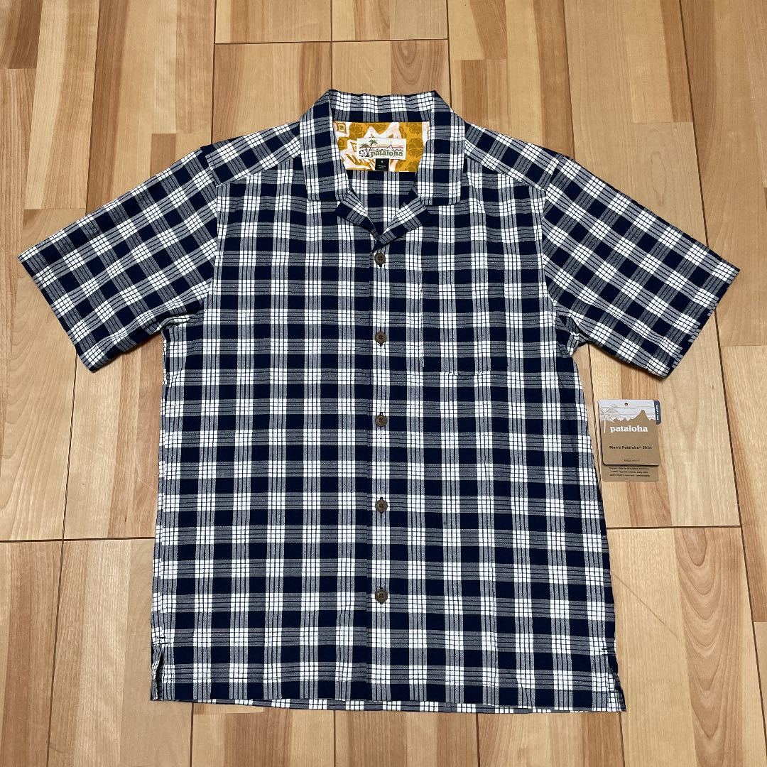 【美品 送料無料】 パタゴニア パタロハシャツ S patagonia pataloha パカラ柄 52566 PKNA 半袖シャツ アロハシャツ チェックシャツ 
