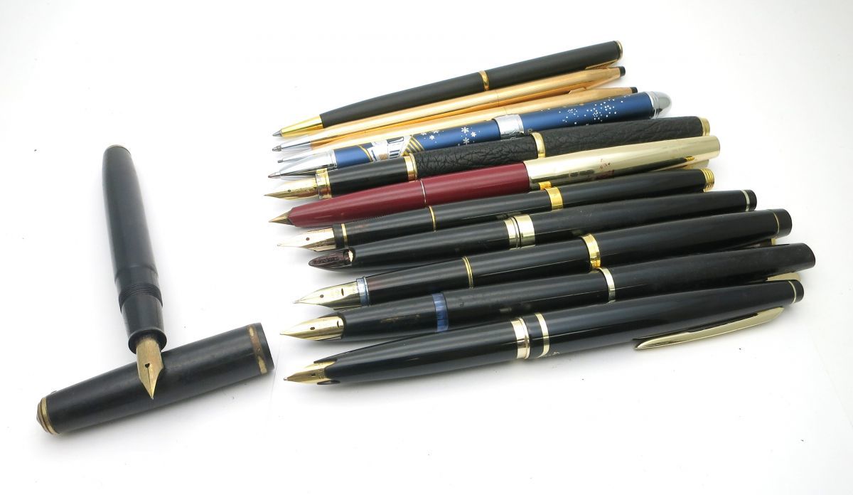 1000円スタート 万年筆 ボールペン シャープペン 12本まとめ PILOT 