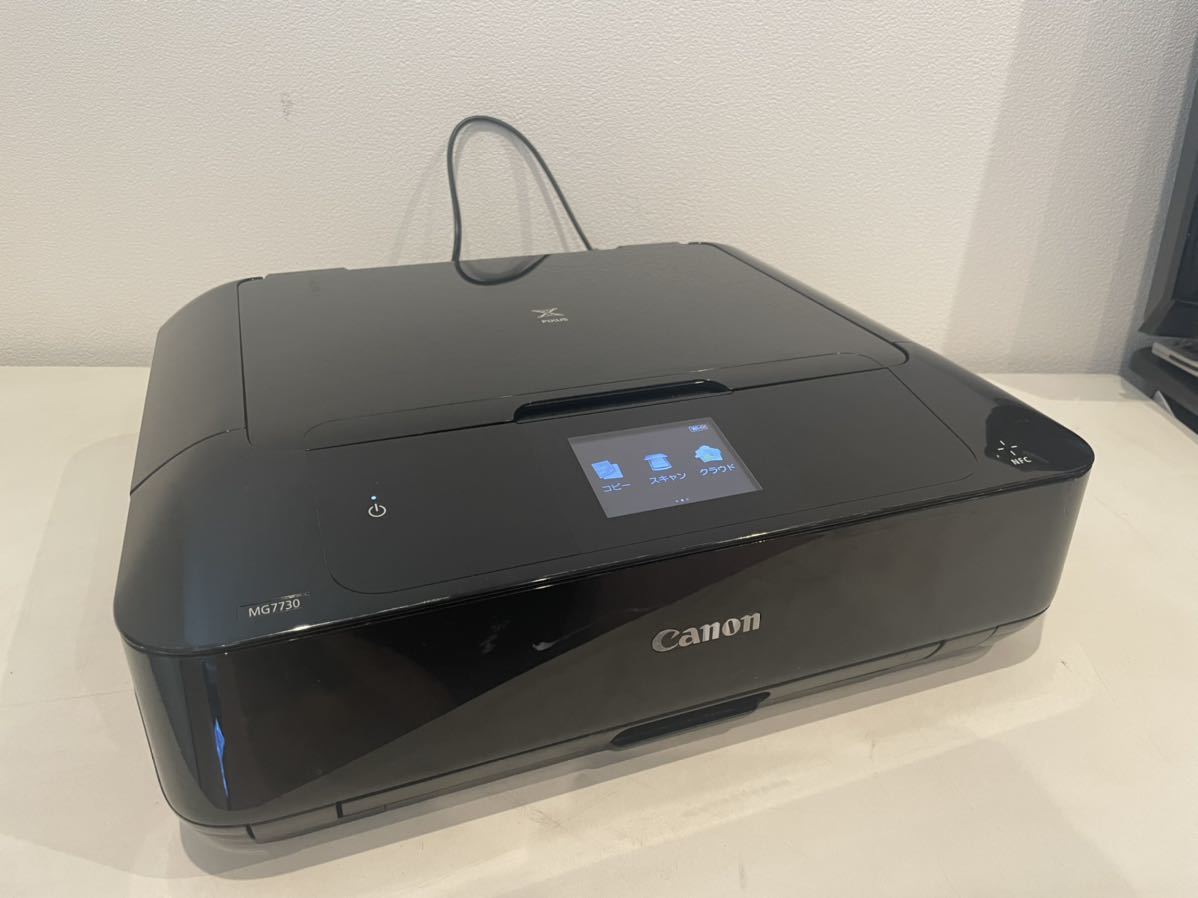 総印刷枚数少ない850枚以下】Canon PIXUS MG7730 BK インクジェット