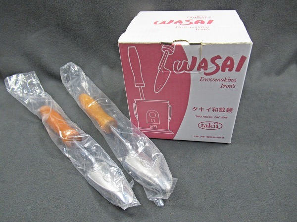 新作登場，お買い得 ◇[C64]未使用品 WASAI タキイ和裁電化鏝 コテ2丁