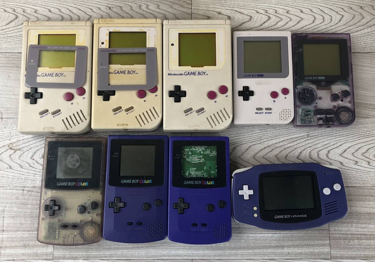 ゲームボーイカラー他携帯ゲーム機多数ありジャンク品 Nintendo GBA