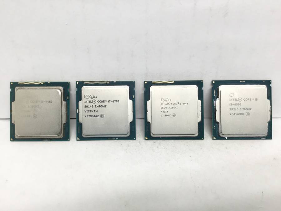 intel - CPU 計4枚セット まとめ売り CORE i7-4770 i5-6500 i5-4000番台