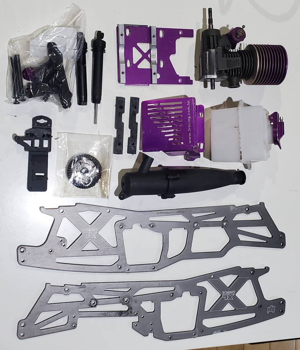 HPI Racingサベージ パーツセット 紫 HPI Racingサベージ パーツセット