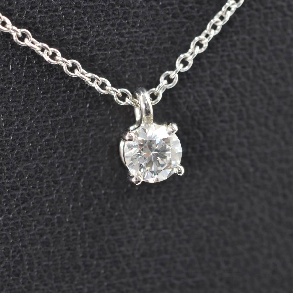 S 1円スタート Tiffany&Co. ティファニー ソリティア 1Pダイヤモンド 