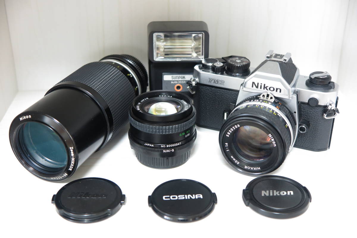 Nikon NEW FM2 フィルム一眼レフカメラ 本体 MD-12付