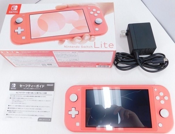 Nintendo Switch Liteコーラルピンク ＆マイクロSDカード128GB 【公式