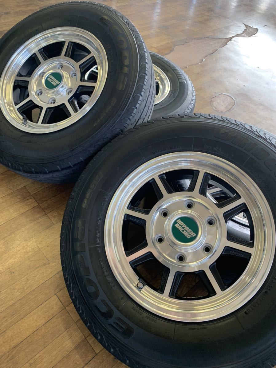  ハヤシレーシング 15インチ 6J +32 6穴 PCD139 ブリジストンエコピア 195/80R15 ハイエース キャラバン(15インチ)｜売買されたオークション情報、yahooの商品情報をアーカイブ公開 - オークファン その他