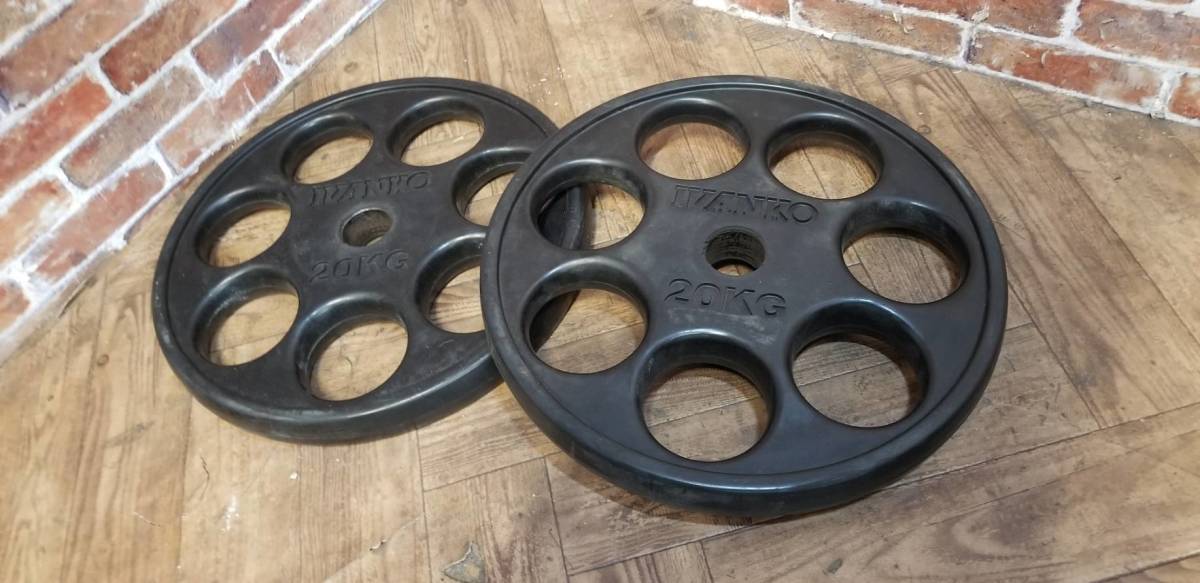 オリンピックプレート IVANKO 20kgプレート1枚 50mm 用② IVANKO