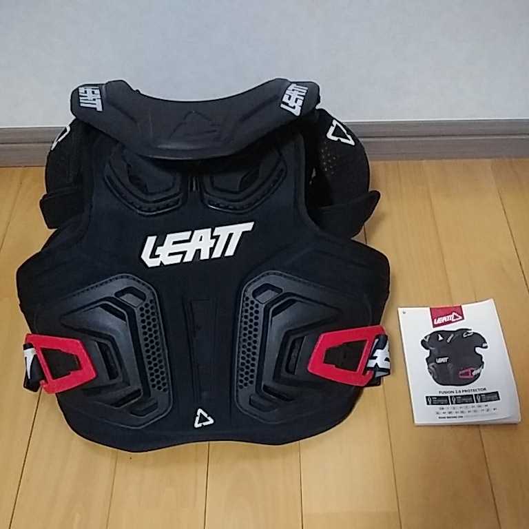 ほぼ新品】LEATT Fusion vest 2.0 Jr XXL 150～165cm リアット  