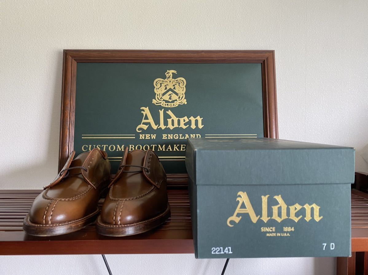 新品未使用 オールデン ラベロコードバン NSTシューズ 7D Alden 22141 