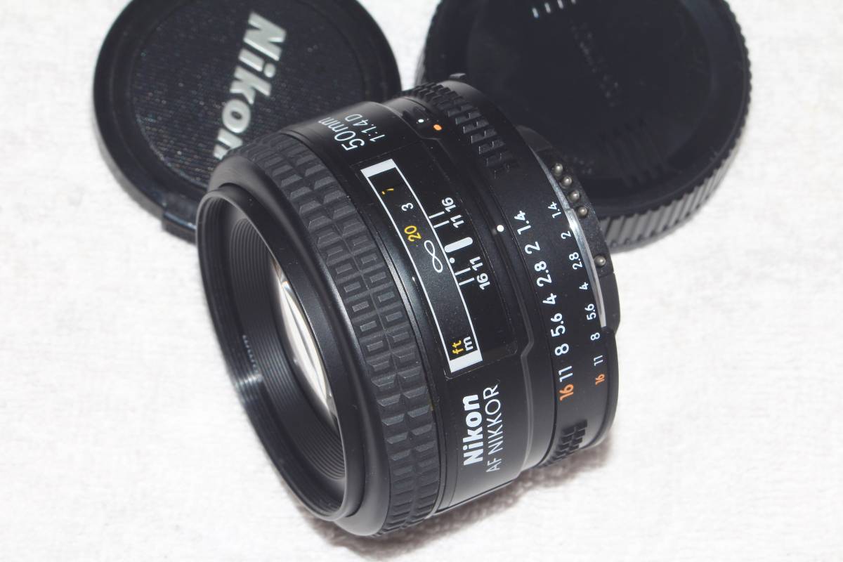 ニコン Nikon AF NIKKOR ニッコール 50mm F1.4D 美品