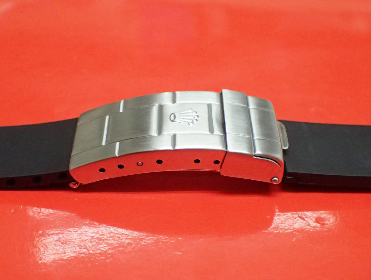 ROLEX ロレックス 純正 93150 クラスプ 20mm ラバーベルト バネ棒付 