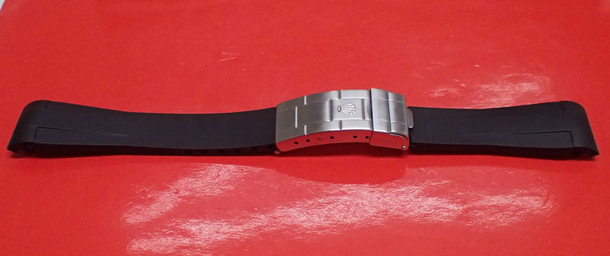 ROLEX ロレックス 純正 93150 クラスプ 20mm ラバーベルト バネ棒付 