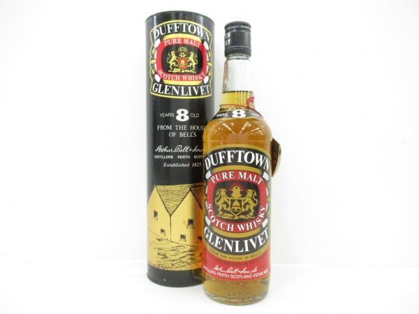 古酒 DUFFTOWN ダフタウン GLENLIVET グレンリベット 8年 ピュア