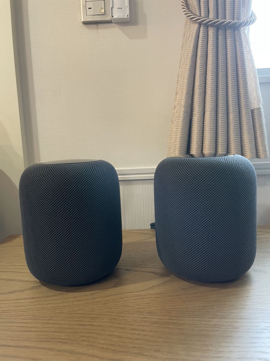 Apple Homepod スペースグレイ 2台セット ステレオペア おまけ