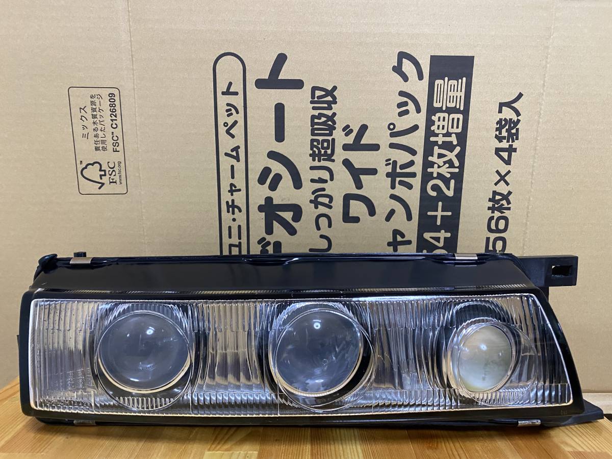 ヘッドライト 運転席側 S13 S13シルビア 右 シルビア プロジェクター 