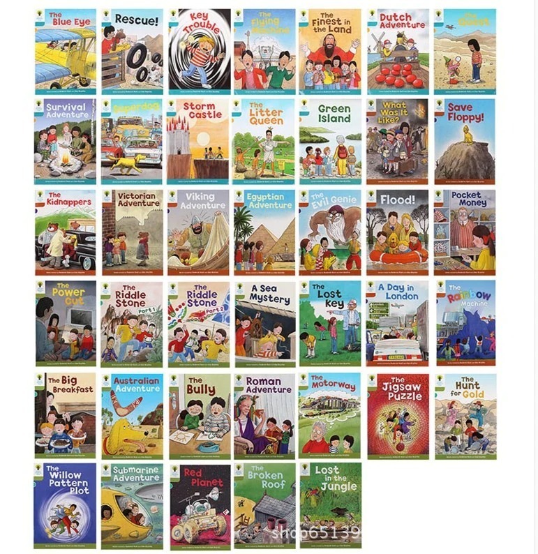1セット40冊 オックスフォード リーディング ツリー Oxford Reading Tree レベル7-9 子供 フォニックス 英語 絵 