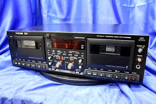 TASCAM322 カセットデッキ （TASCAM/タスカム ♪322♪ 業務用 ダブル 