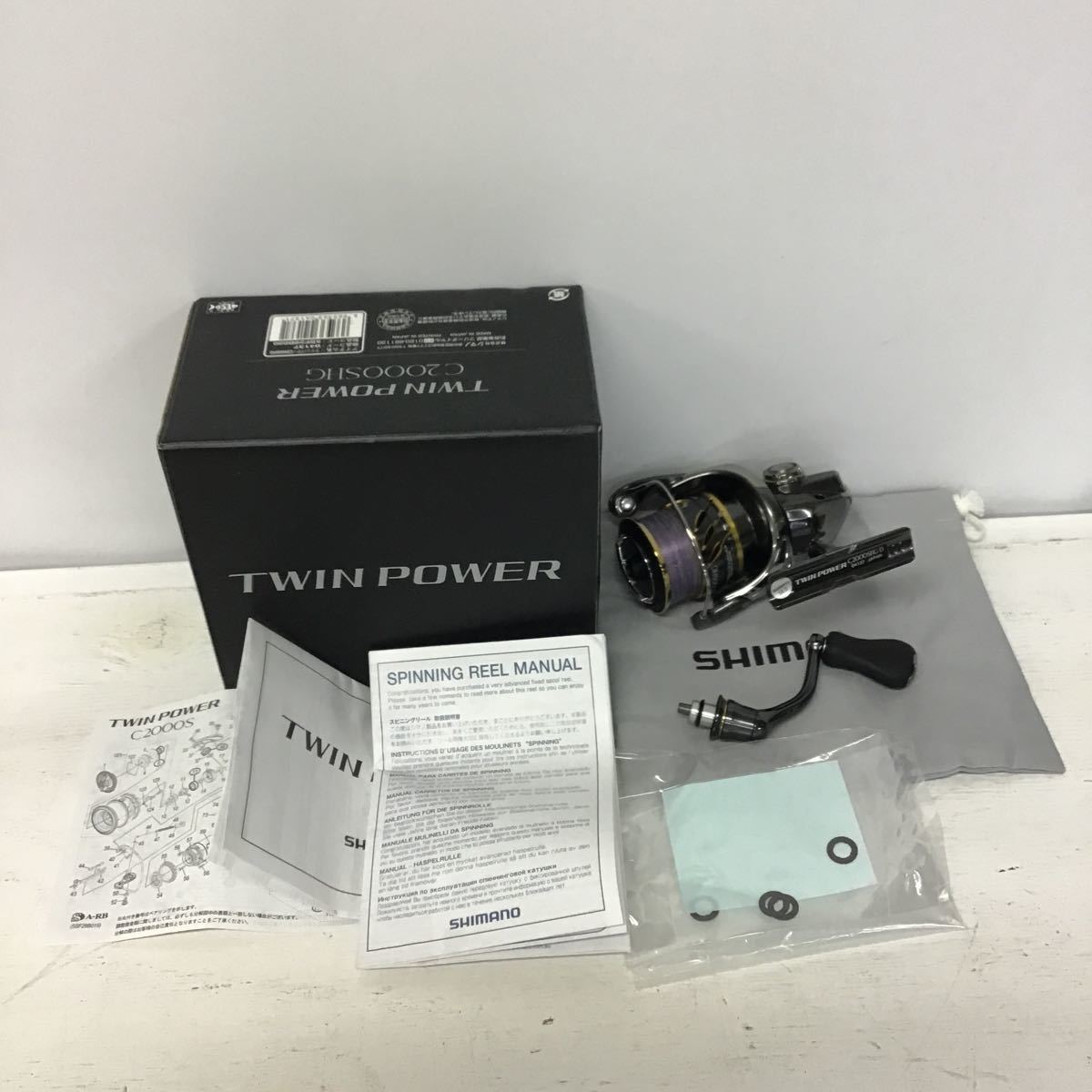 SHIMANO シマノ 20ツインタワー C2000SHG スピニングリール | SHIMANO