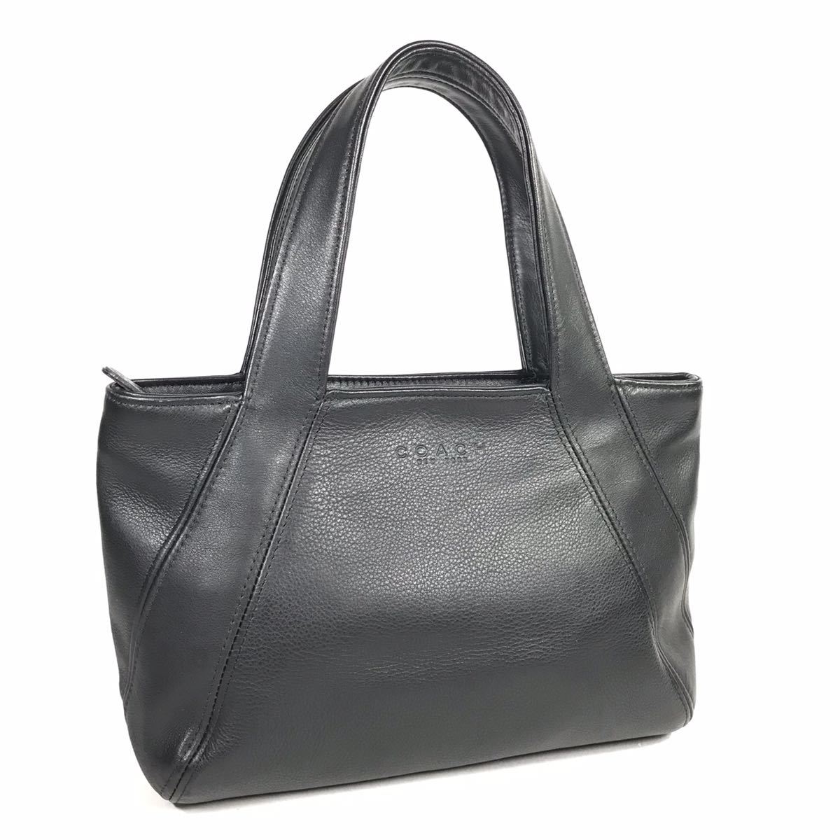 コーチ】本物 COACH ハンドバッグ 黒 ロゴモチーフ 4187 ミニトート 