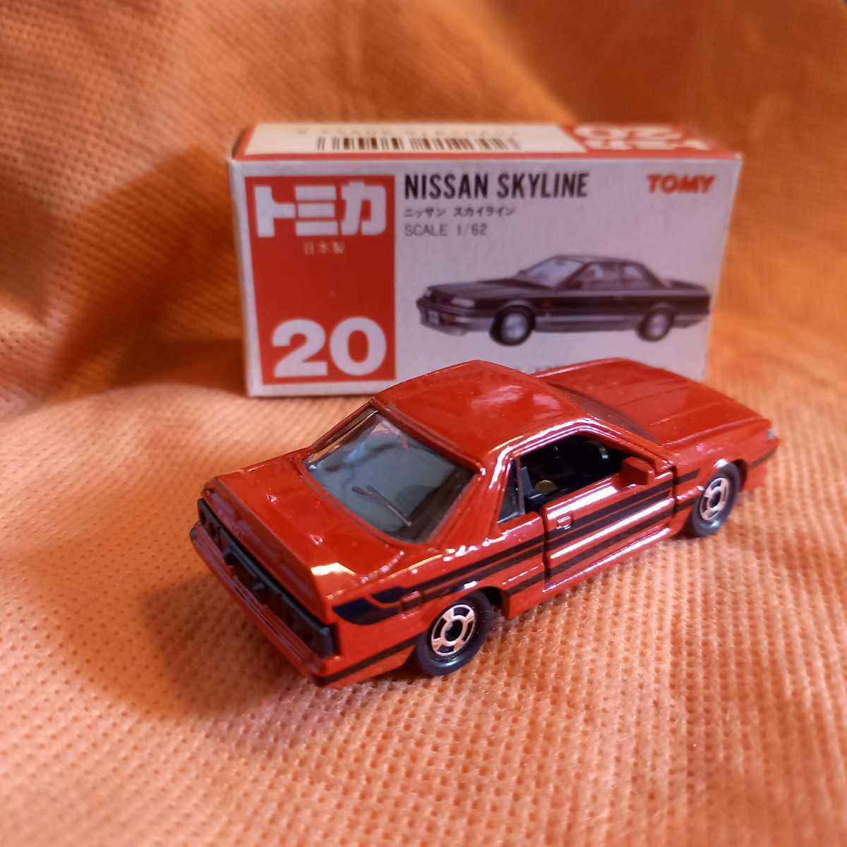 トミカ ニッサン スカイライン 20 赤箱 絶版 日本製 赤 トミカ 絶版 赤