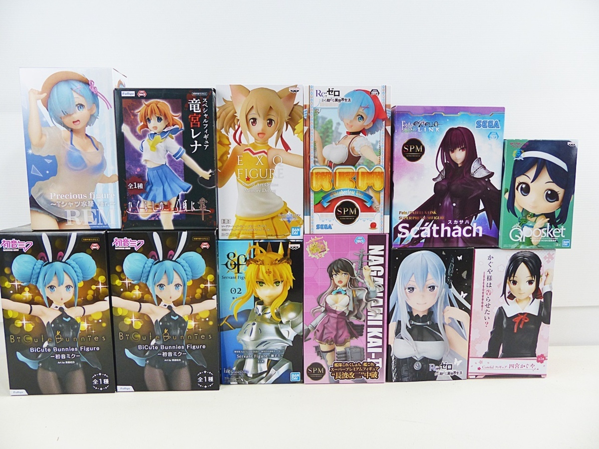 I-34] アニメ など プライズ フィギュア 14点セット まとめ売り 開封 