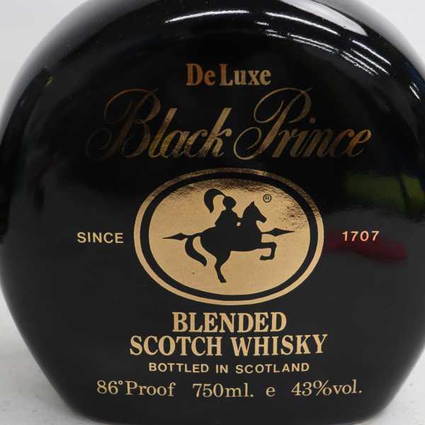 17年 ブラックプリンス 古酒 Prince Black スコッチウイスキー 陶器