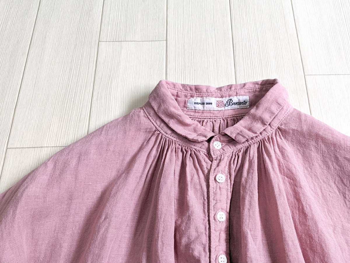 新品未使用 ドミンゴ ブロカント D.M.G BROCANTE リネン麻100 