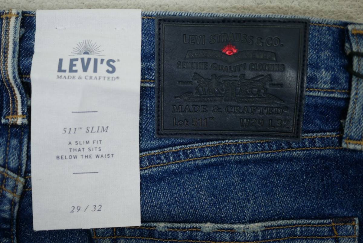 新品リーバイス56497-0079 W29 LMC 511 スリムフィット インディゴ 