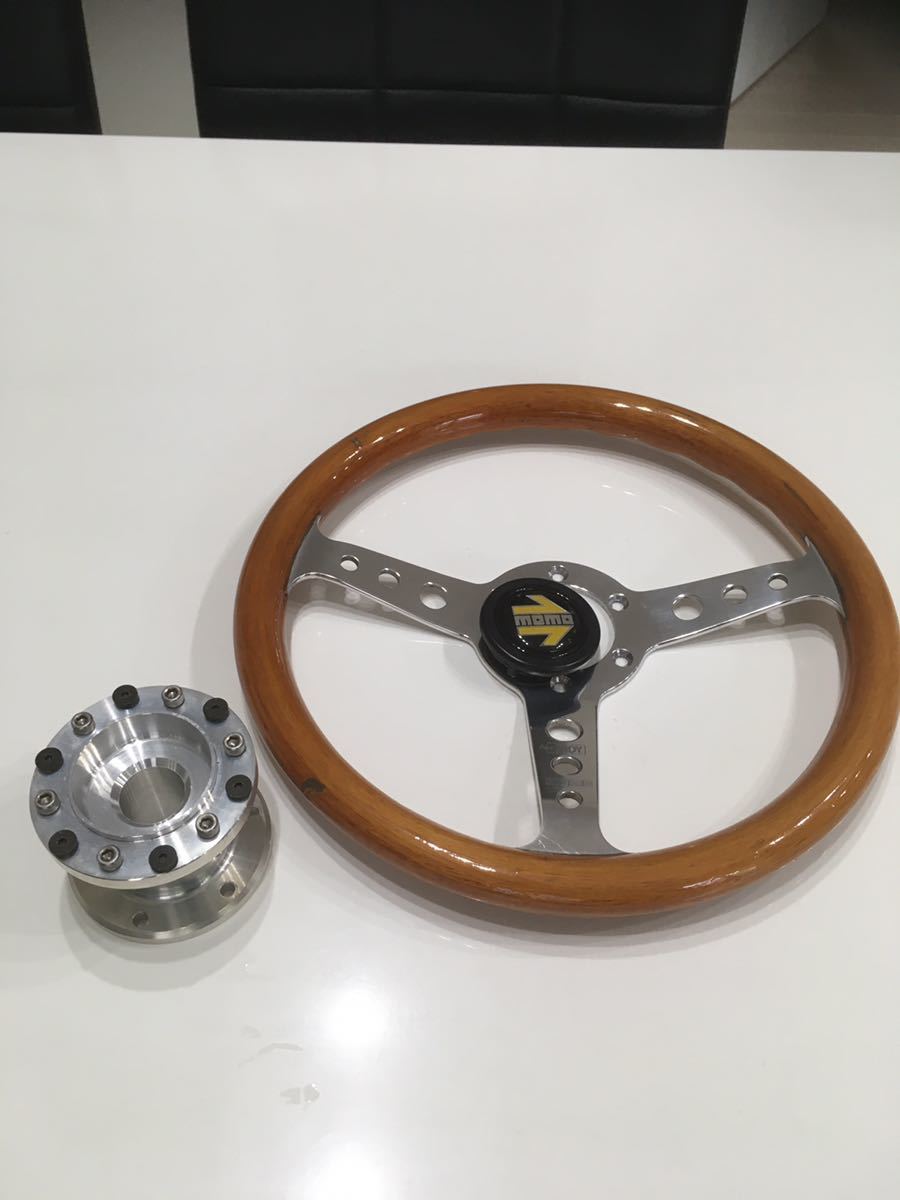 モモ インディ MOMO INDY ウッドステアリング 旧車 ポリッシュ MOMO