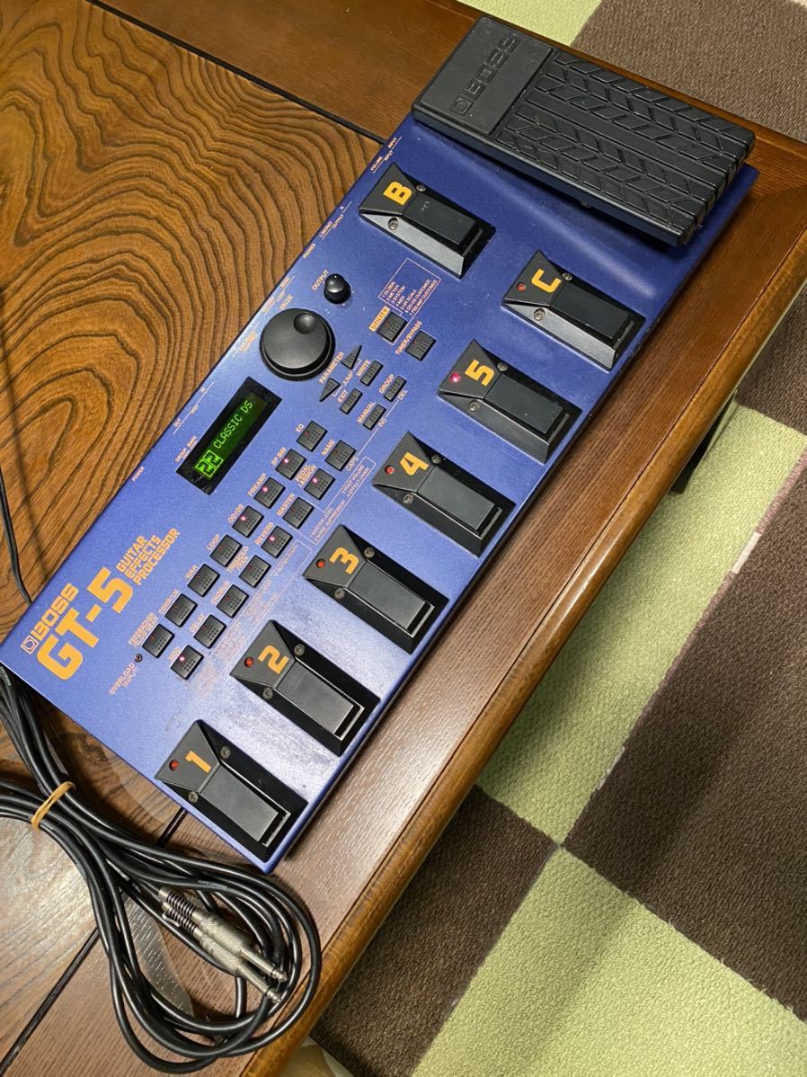 BOSS マルチエフェクター GT-5 通電しました - GT-5徹底レビュー