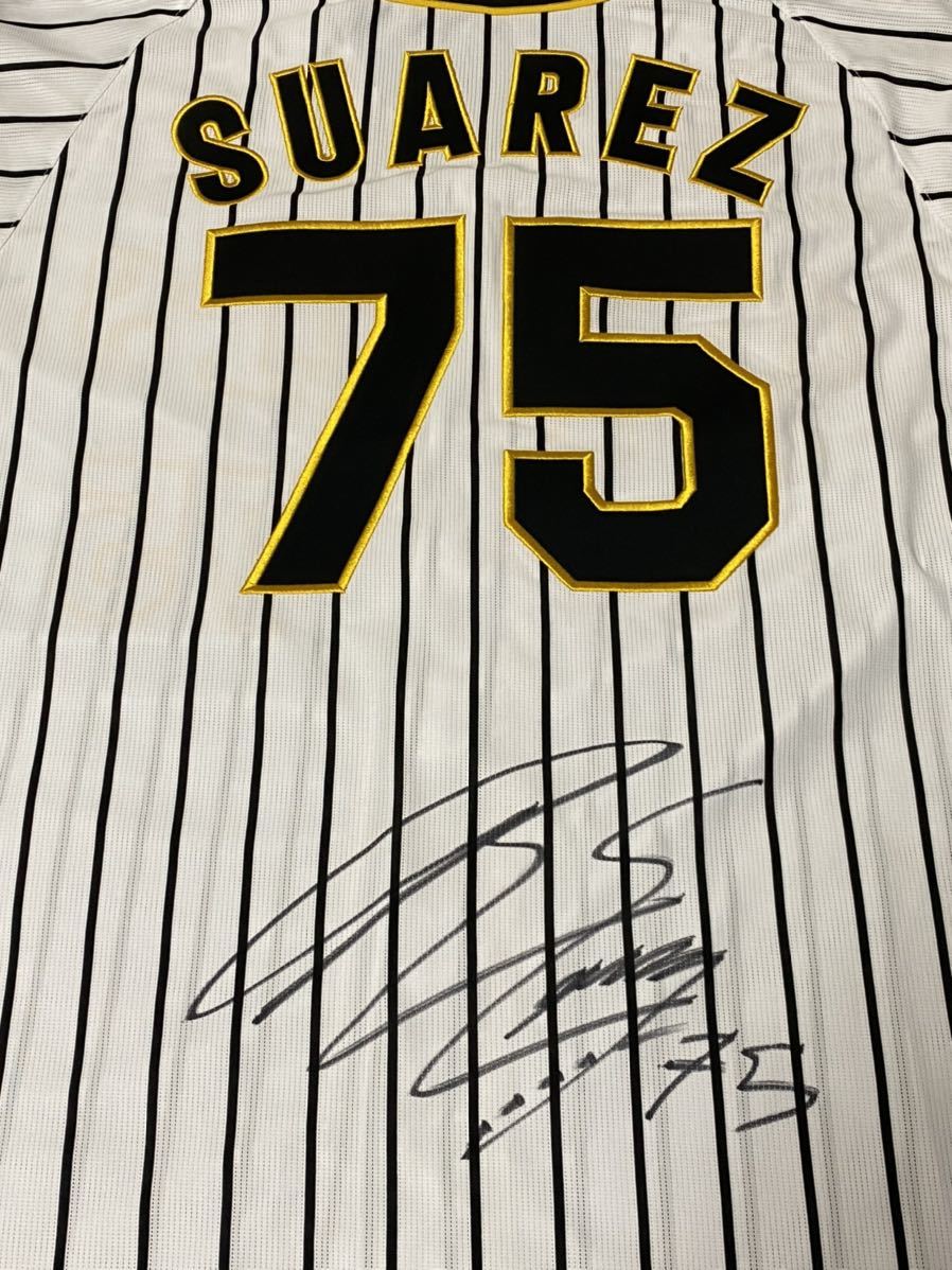 阪神タイガース ニュース 直筆サイン入り ホームユニフォーム 