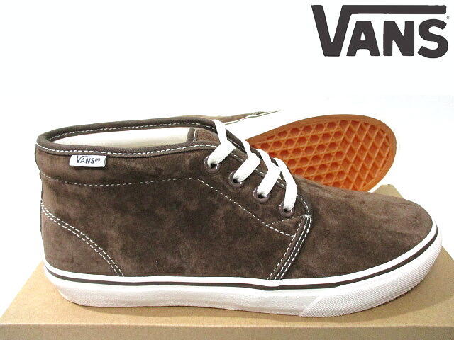 新品■即決 バンズ チャッカ スエード ブーツ レザー 27.5cm ヴァンズ VANS SUEDE 茶 チョコレート ブラウン