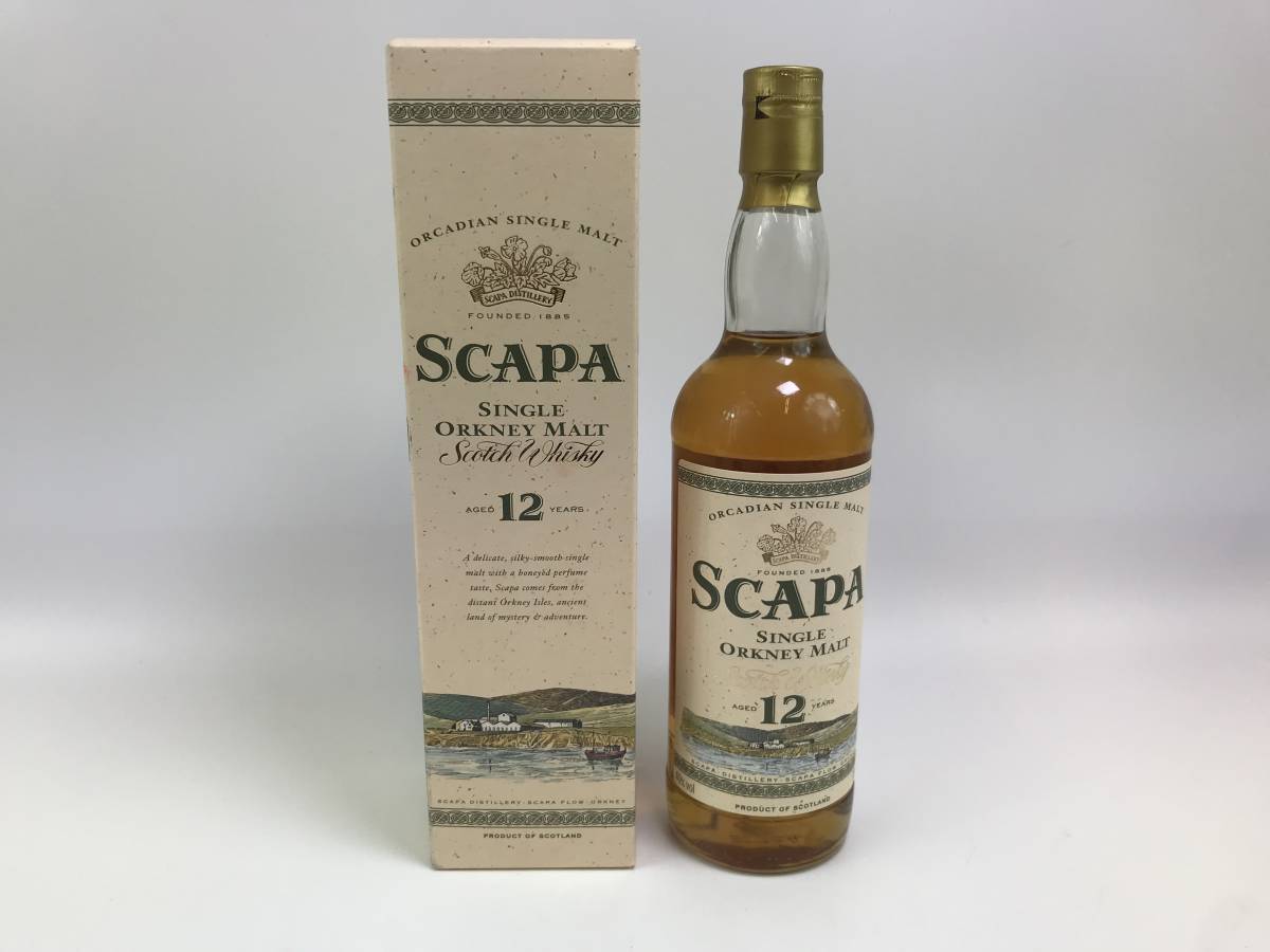 スキャパ 12年 Scapa - SCAPA : 700ml Whisky | サントリー正規品 旧 